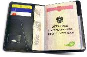 Set Protège Passeport et Etiquette à bagage
