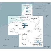 Carte VFR Airmillion Belgique 2024