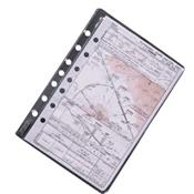Pochette Jeppesen pour cartes d'approche (pour Kneeboard trois volets)