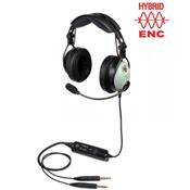 Casque David Clark DC ONE-X : double jacks aviation - actif ENC Hybrid technology - câble droit