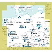 Carte VFR Airmillion Central Europe 2023