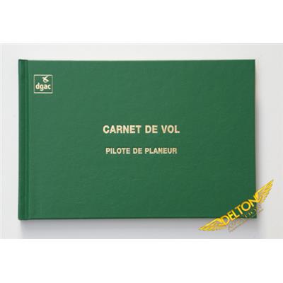 Carnet de vol D.G.A.C pour Pilote de Planeur