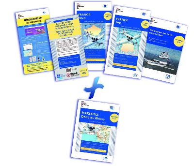 LE DOCUMENT VFR 2025 + LA CARTE MARSEILLE DELTA DU RHÔNE - ED2 - (Le document sans la pochette en PVC)