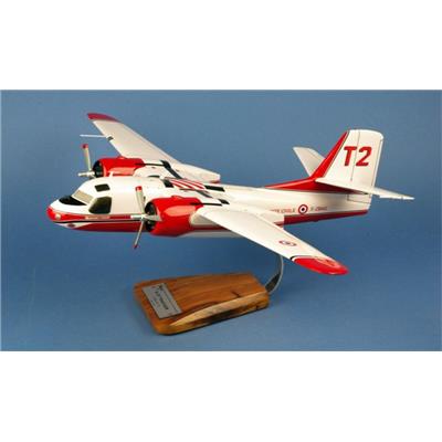 S-2F Tracker Firecat Sécurité Civile F-ZBAU T2 - 1/35 37x60cm