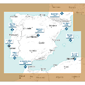 Carte VFR Airmillion Iberia 2023