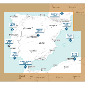 Carte VFR Airmillion Iberia 2024