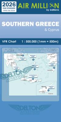 Carte VFR Airmillion Southern Greece 2026