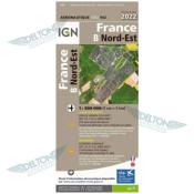 CARTE IGN 1:500 000e NORD-EST 2022 (VERSION PAPIER)