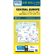 Carte VFR Airmillion Central Europe 2024
