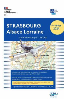 LA CARTE STRASBOURG ALSACE LORRAINE 2024 - Edition 1