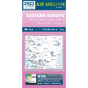 Carte VFR Airmillion Europe de l'Est 2023