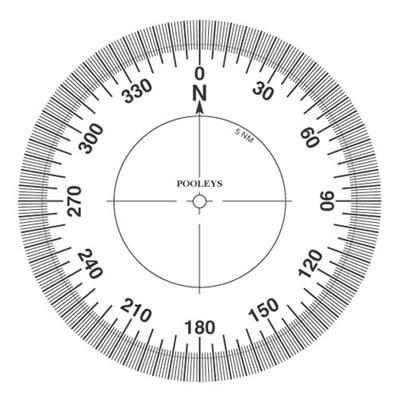 Rose Compas adhésive pour carte de navigation