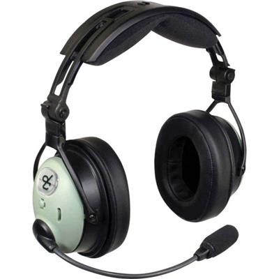 Casque David Clark DC ONE-X : double jacks aviation - actif ENC Hybrid technology - câble droit