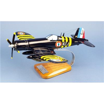 F-4U7 Corsair Flottille 14F Marine - 1/30 34x42cm