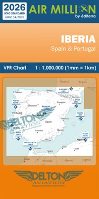 Carte VFR Airmillion Iberia 2026