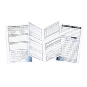 G .Log de Navigation + Plan de vol + Météo (1double page pliée) Paquet de 50