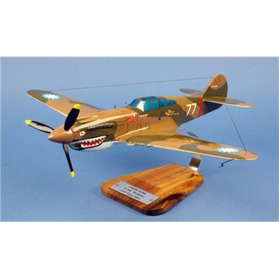 P-40C Warhawk 3rd Sq Flying Tigers ""Hell's Angels""-1/24 40x47cm
