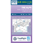 Carte VFR Airmillion The Alps 2024