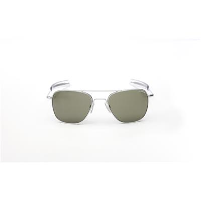 Lunettes de soleil Randolph Aviator Modèle "Bayonnette" Chrome Mat