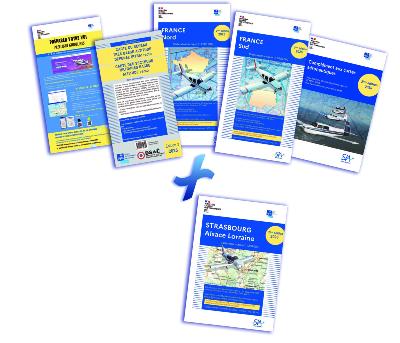 LE DOCUMENT VFR 2025 + LA CARTE STRASBOURG ALSACE LORRAINE - ED2 - (Le document sans la pochette en PVC)