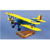 Boeing PT-17 Kaydet Stearman US ARMY - 1/24 32x41cm