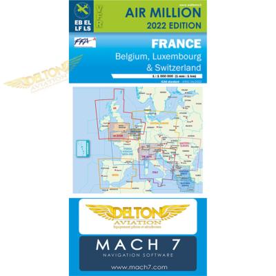 Carte VFR AIRMILLION France 2022