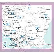 Carte VFR Airmillion Europe de l'Est 2024