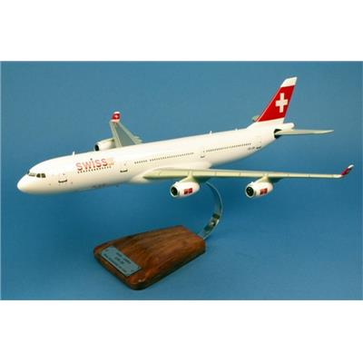 Airbus A340-313X Swiss Iinternational Airline HB-JMI - 1/125 51x48cm