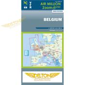 Carte VFR AIRMILLION Belgique 2022