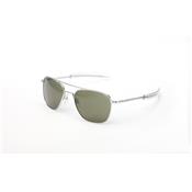 Lunettes de soleil Randolph Aviator Modèle "Bayonnette" Chrome Mat