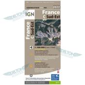 CARTE IGN 1:500 000e SUD-EST 2022 (VERSION PAPIER)