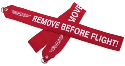 Banderole "Remove Before Flight"