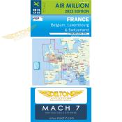 Carte VFR AIRMILLION France 2022