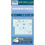 Carte VFR Airmillion Southern Greece 2023